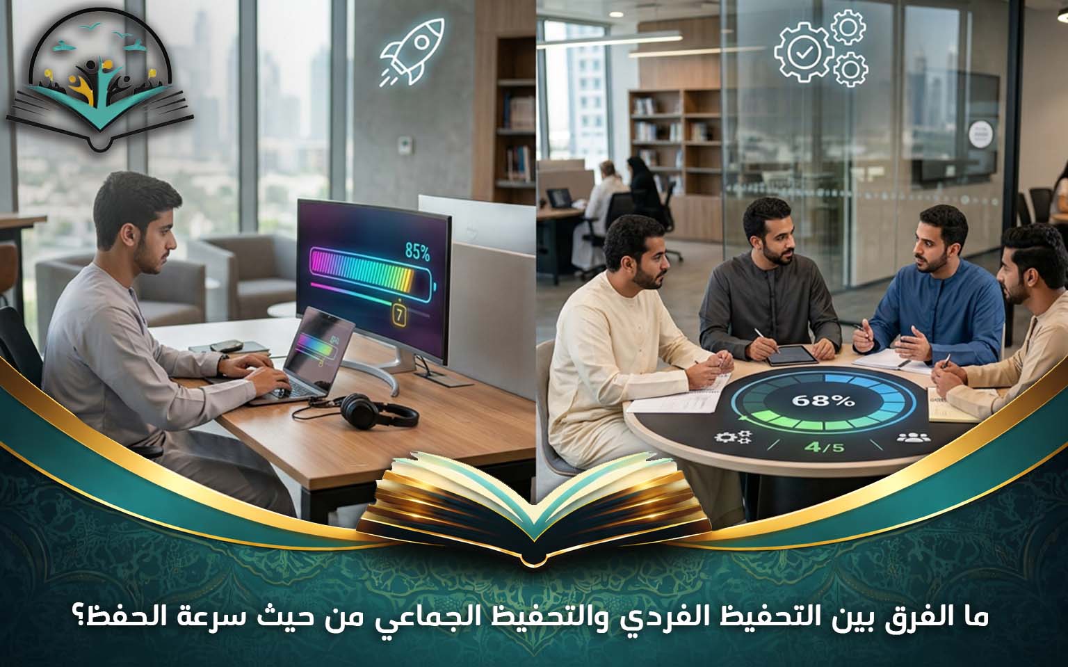 ما الفرق بين التحفيظ الفردي والتحفيظ الجماعي من حيث سرعة الحفظ؟